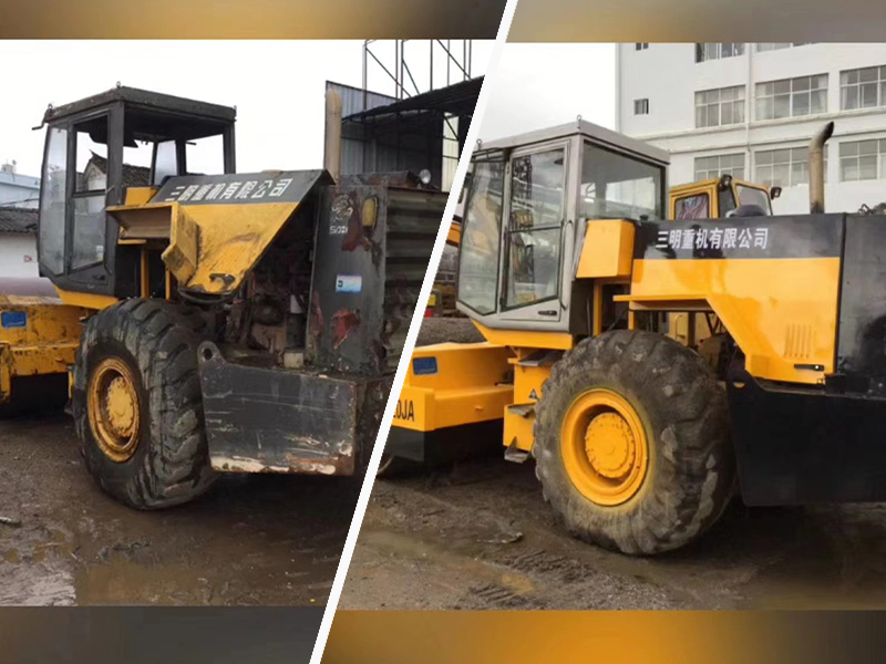 壓路機(jī)噴漆