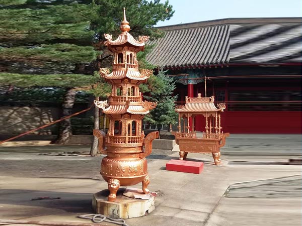 龍泉寺寶塔翻新